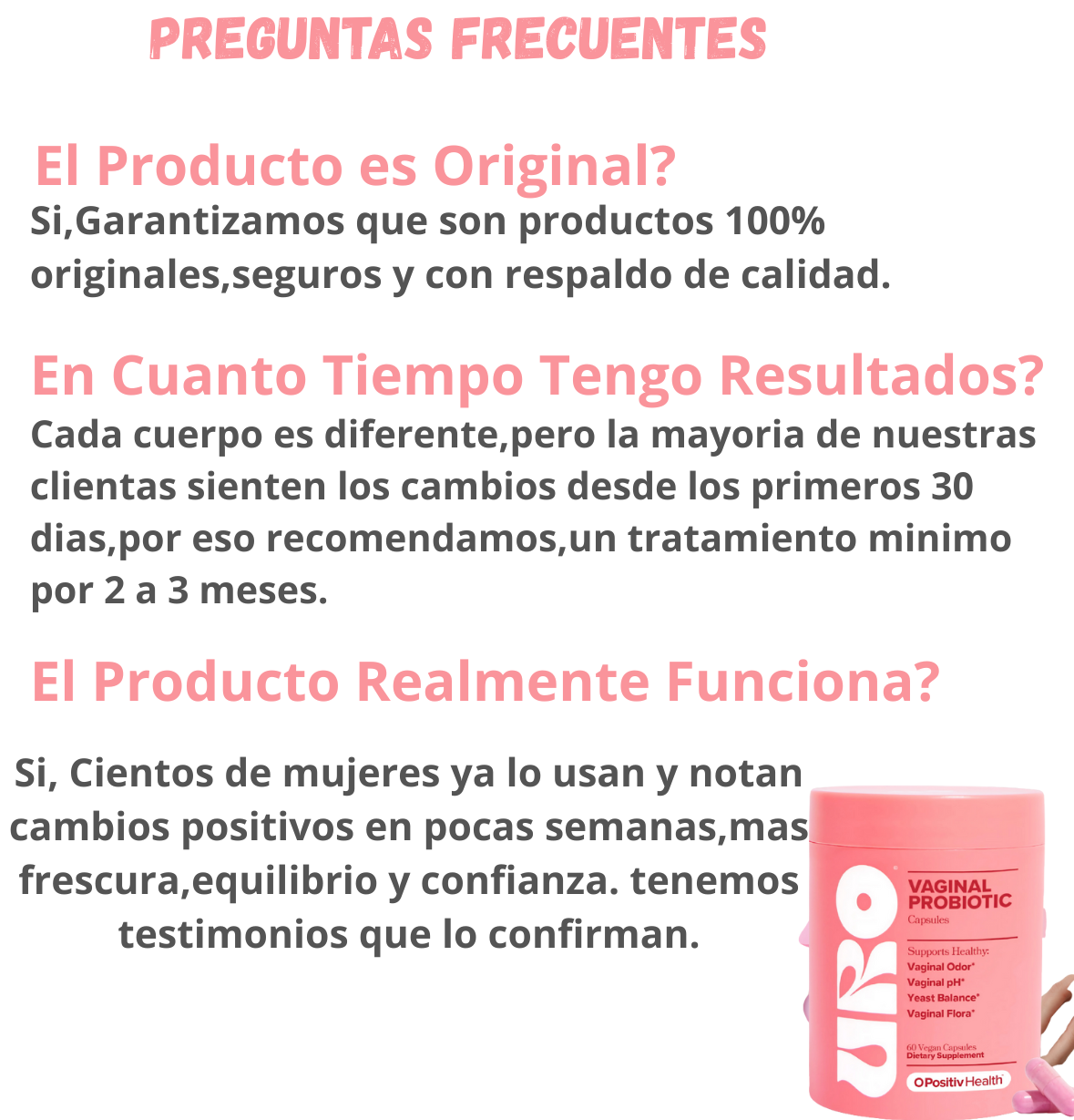 URO PROBIOTICOS - EQUILIBRIO INTIMO.