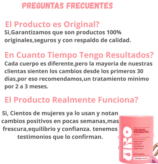 URO PROBIOTICOS - EQUILIBRIO INTIMO.
